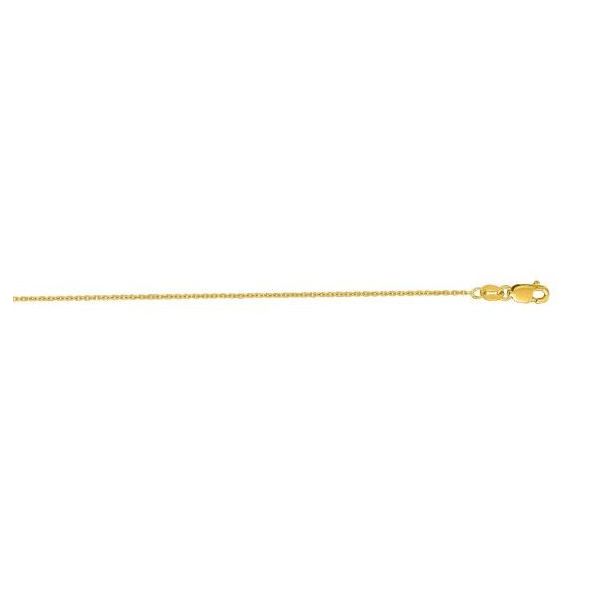 Yellow Gold 1.1 mm Diamond-Cut Cable Chain SVS Fine Jewelry Oceanside, NY