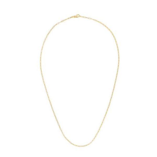 Yellow Gold 1.5 mm Paperclip Chain SVS Fine Jewelry Oceanside, NY