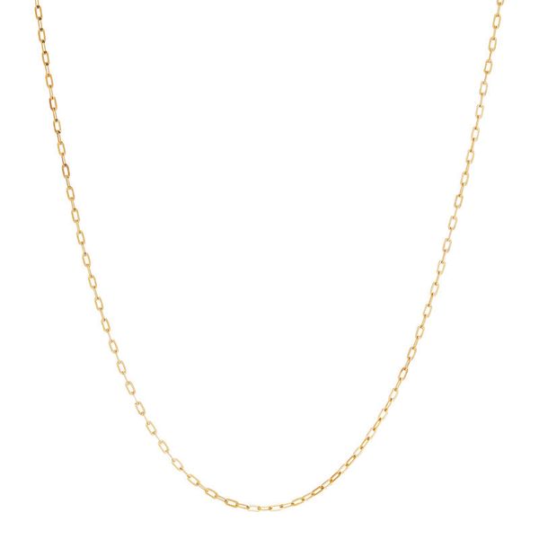 Yellow Gold Polished 1.55 mm Solid Paperclip Chain SVS Fine Jewelry Oceanside, NY