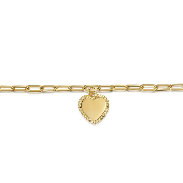 Gabriel & Co. Bujukan Yellow Gold Paperclip Bracelet Image 2 SVS Fine Jewelry Oceanside, NY