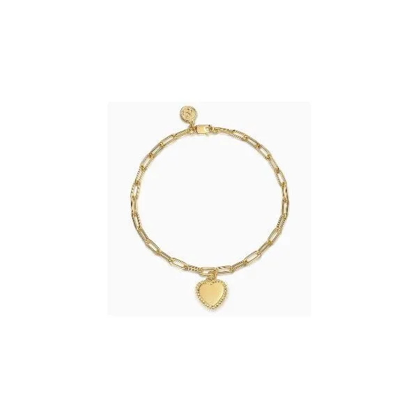 Gabriel & Co. Bujukan Yellow Gold Paperclip Bracelet SVS Fine Jewelry Oceanside, NY