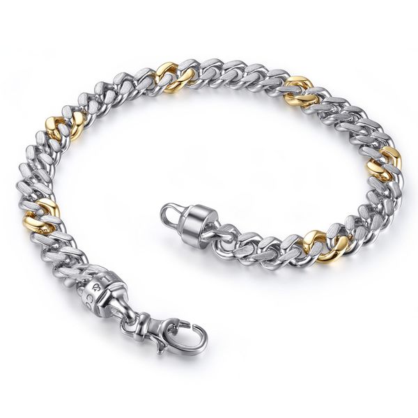 Gabriel & Co. Classic Yellow Gold & Silver Bracelet Image 3 SVS Fine Jewelry Oceanside, NY