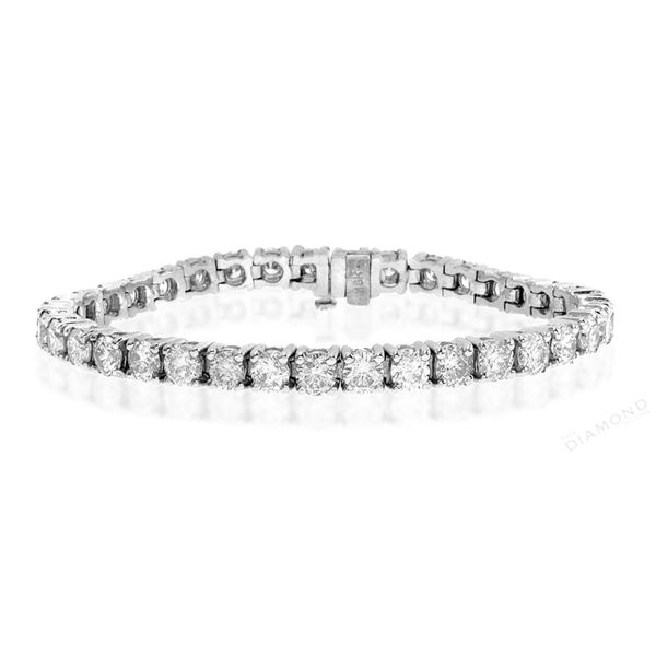 14K White Gold Diamond Tennis Bracelet, 5.00cttw SVS Fine Jewelry Oceanside, NY