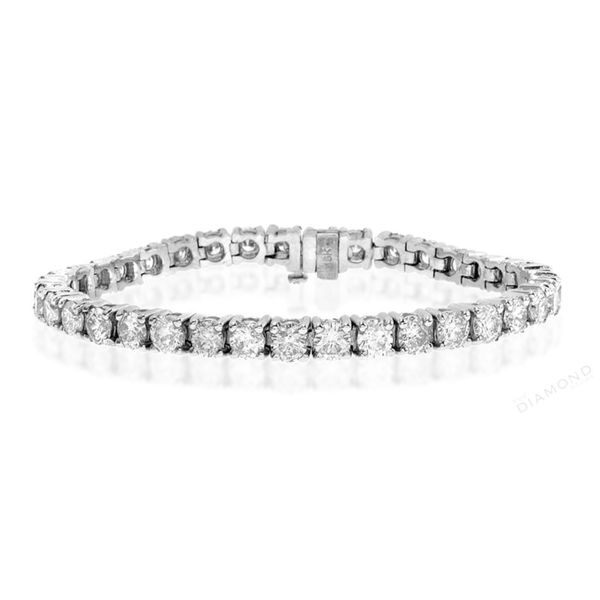14K White Gold Diamond Tennis Bracelet SVS Fine Jewelry Oceanside, NY