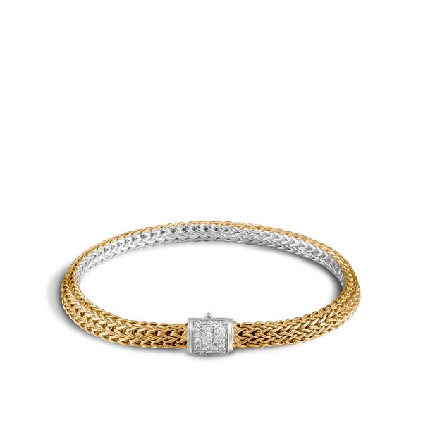 John Hardy Classic Chain Reversible Diamond Bracelet SVS Fine Jewelry Oceanside, NY
