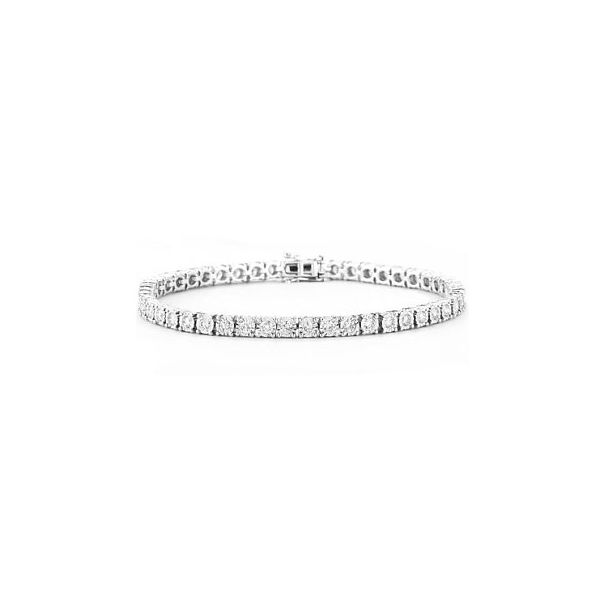 White Gold Diamond Tennis Bracelet, 4.95cttw SVS Fine Jewelry Oceanside, NY