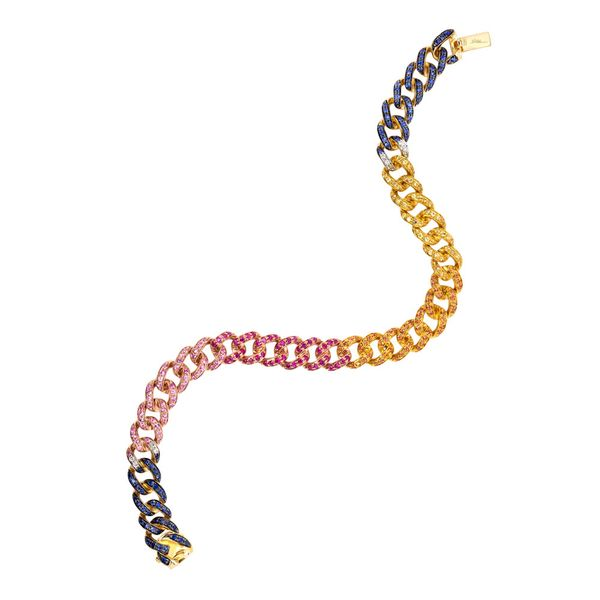 Shy Creation 14K Yellow & Rose Gold Bracelet Image 2 SVS Fine Jewelry Oceanside, NY