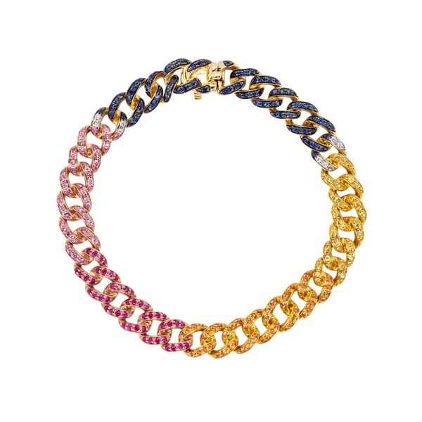 Shy Creation 14K Yellow & Rose Gold Bracelet SVS Fine Jewelry Oceanside, NY