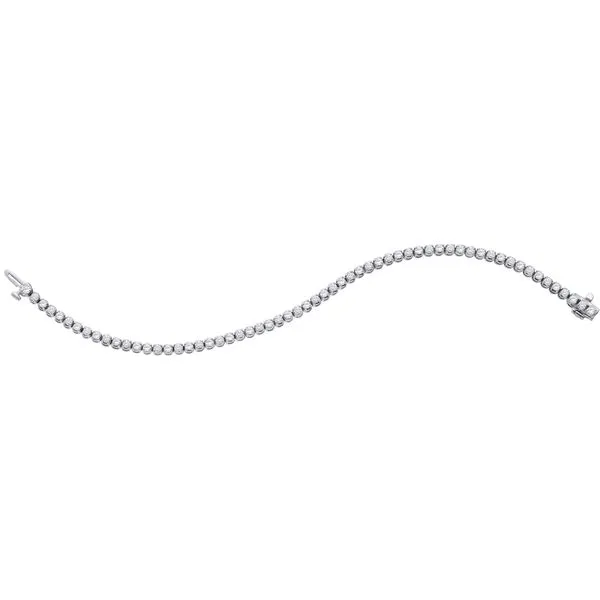 White Gold Line Bracelet, 1.50cttw SVS Fine Jewelry Oceanside, NY