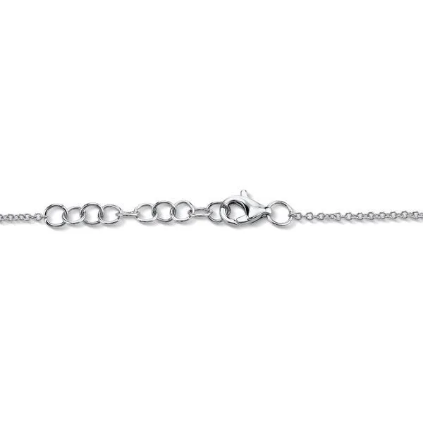 Shy Creation 14K White Gold And Diamond Love Bracelet Image 2 SVS Fine Jewelry Oceanside, NY