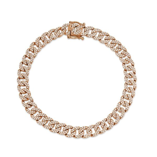 Shy Creation Diamond Cuban Link Bracelet, 1.69ctw SVS Fine Jewelry Oceanside, NY