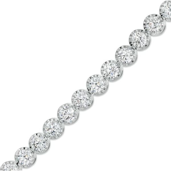 SVS Signature Diamond Tennis Bracelet, 4.19Cttw, 7.5