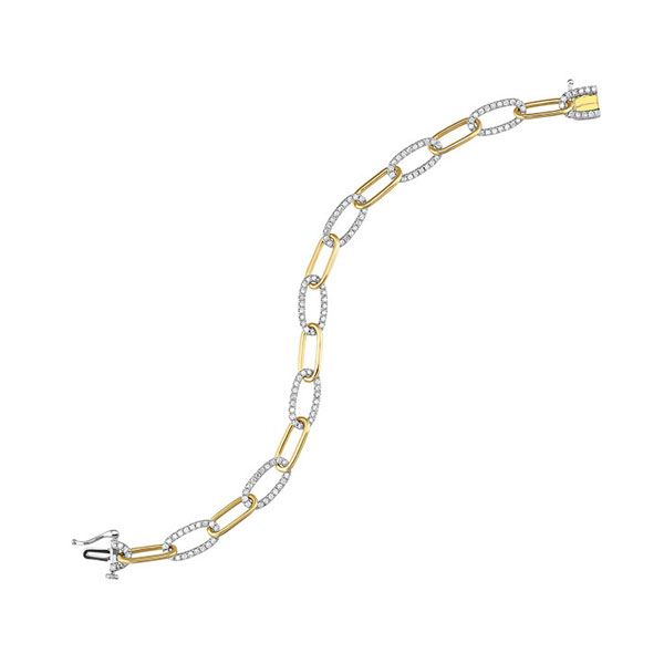 Diamond Paperclip Link Bracelet- 1.5ctw SVS Fine Jewelry Oceanside, NY