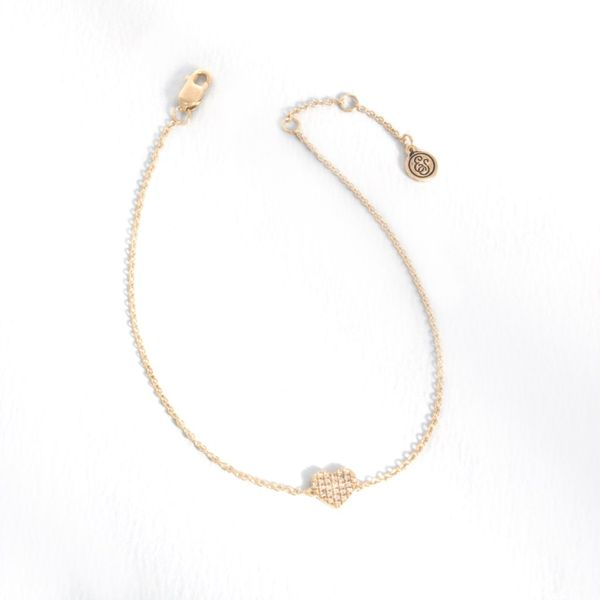 Ella Stein All Heart Gold Plated Sterling Silver Bracelet SVS Fine Jewelry Oceanside, NY