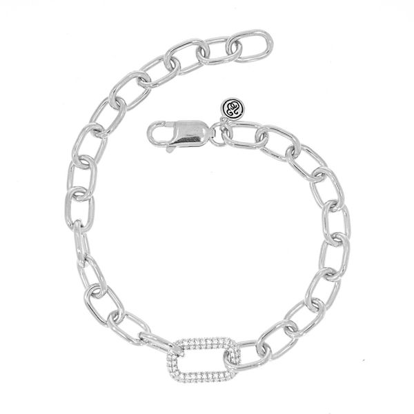 Ella Stein Diamond Paperclip Bracelet, .07ctw SVS Fine Jewelry Oceanside, NY