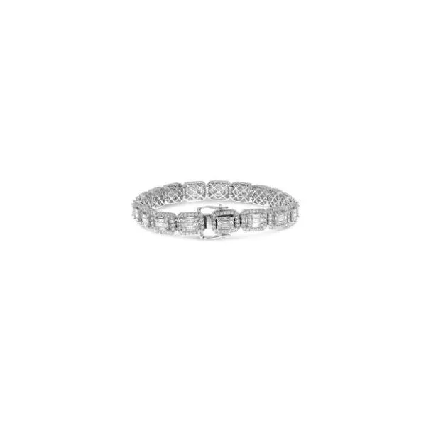 Diamond Mosaic Bracelet, 5.30ctw Image 2 SVS Fine Jewelry Oceanside, NY