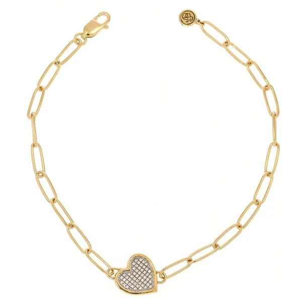 Ella Stein My Love Gold Plated Sterling Silver Bracelet SVS Fine Jewelry Oceanside, NY