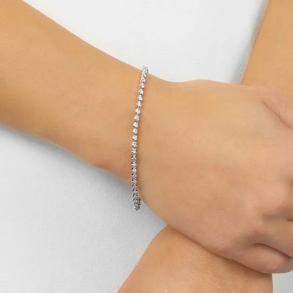 SVS Signature Diamond Tennis Bracelet, 1ctw Image 2 SVS Fine Jewelry Oceanside, NY