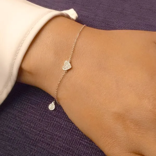 Ella Stein All Heart Gold Plated Sterling Silver Bracelet Image 2 SVS Fine Jewelry Oceanside, NY