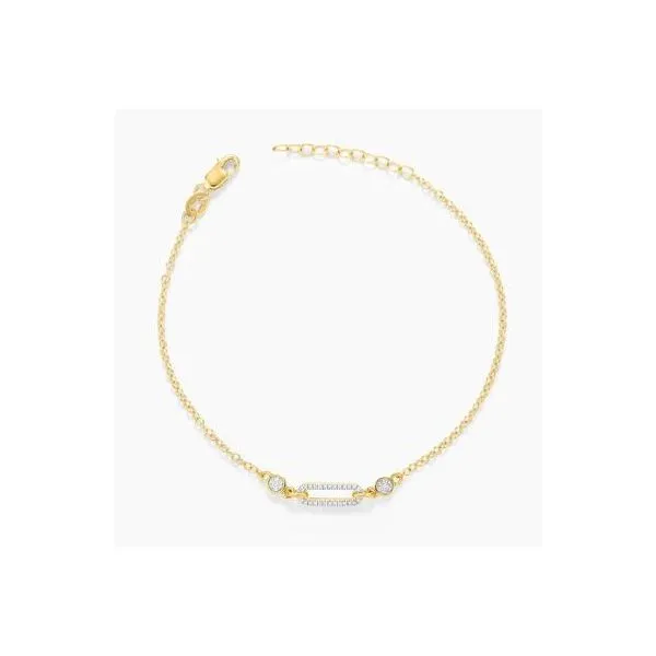 Ella Stein Meet Me In The Middle Gold Plated Silver Bracelet SVS Fine Jewelry Oceanside, NY