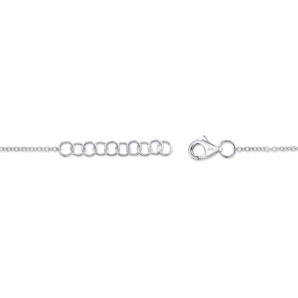 Shy Creation White Gold Diamond Love Knot Bracelet Image 4 SVS Fine Jewelry Oceanside, NY