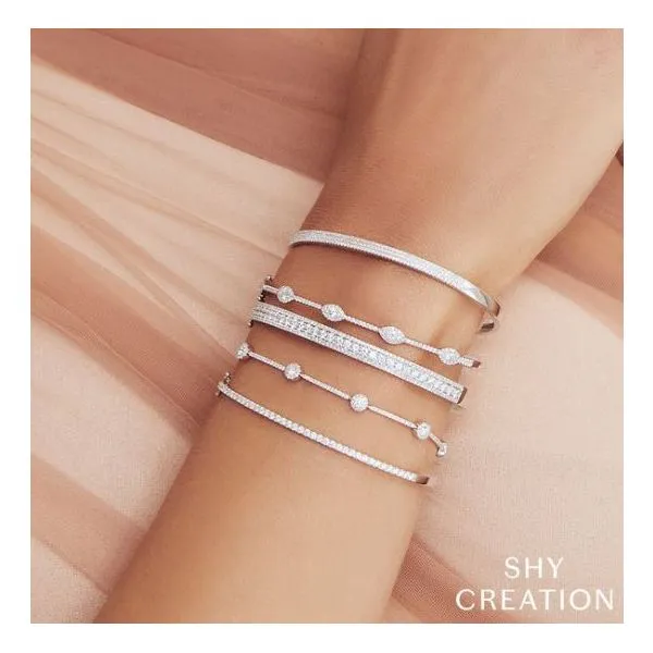 Shy Creation White Gold Diamond Bracelet