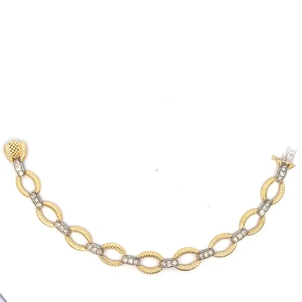 Yellow Gold Diamond Fashion Bracelet, 2ctw Image 3 SVS Fine Jewelry Oceanside, NY