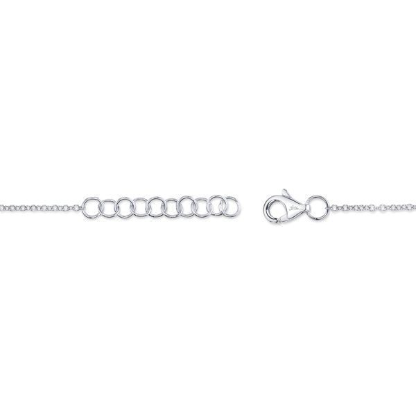 Shy Creation White Gold Diamond Love Knot Bracelet Image 4 SVS Fine Jewelry Oceanside, NY