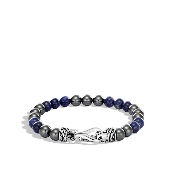 John Hardy Men's Chain Collection Asli Silver Bead Bracelet SVS Fine Jewelry Oceanside, NY