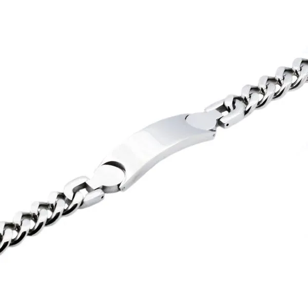 Men's Stainless Steel ID-Engravable Bracelet SVS Fine Jewelry Oceanside, NY