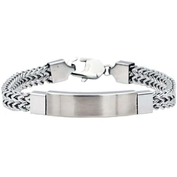 Men's Stainless Steel Double Franco Link Bracelet SVS Fine Jewelry Oceanside, NY