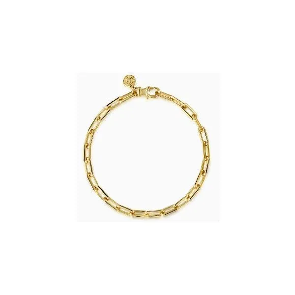 Gabriel & Co. Classic Yellow Gold Chain Bracelet