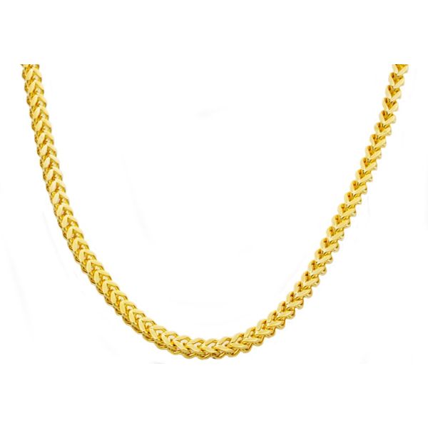 Gold Plated Stainless Steel Necklace SVS Fine Jewelry Oceanside, NY