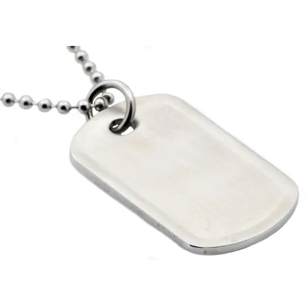 Stainless Steel Dog Tag Pendant SVS Fine Jewelry Oceanside, NY