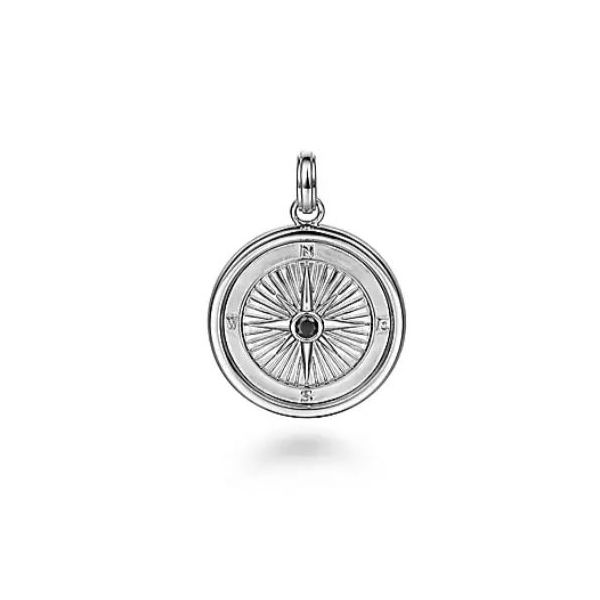 PS: Selfless Compass Silver pendant