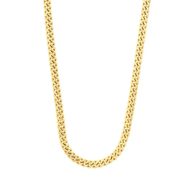 Yellow Gold 8.10mm Miami Cuban Chain, 26