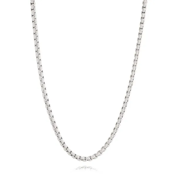 Men's White Candy 3.5 mm Box Chain SVS Fine Jewelry Oceanside, NY