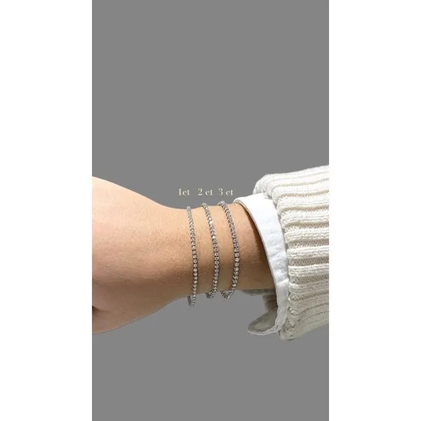 Lab Grown Diamond Tennis Bracelet, 1.00ctw