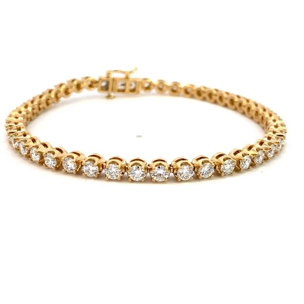 Yellow Gold & Lab-Grown Diamond Bracelet SVS Fine Jewelry Oceanside, NY