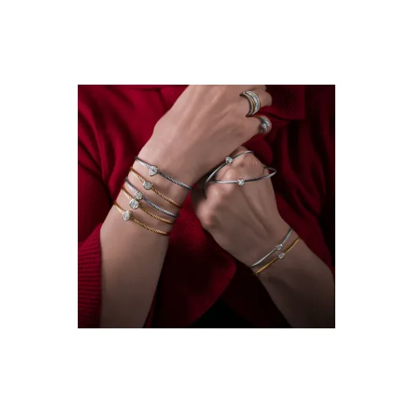 ALOR Day Cable & Lab Grown Diamond Bracelet Image 2 SVS Fine Jewelry Oceanside, NY