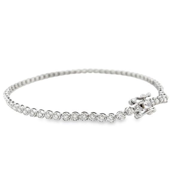 Lab Grown Diamond Tennis Bracelet 1ctw Image 4 SVS Fine Jewelry Oceanside, NY