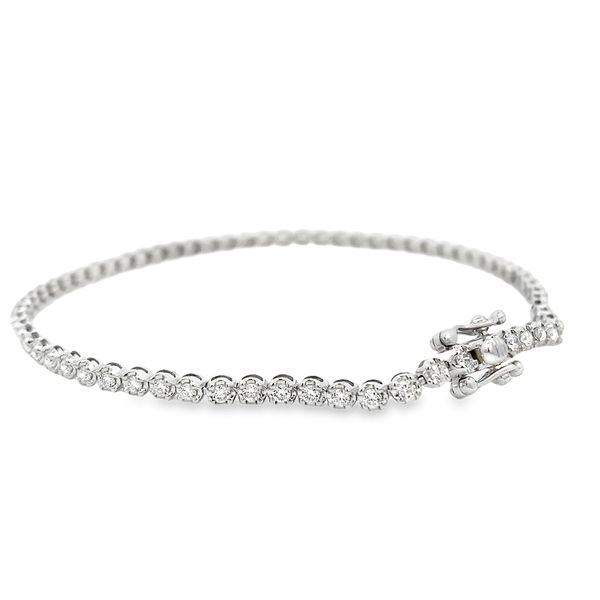 Lab Grown Diamond Tennis Bracelet 1ctw Image 4 SVS Fine Jewelry Oceanside, NY
