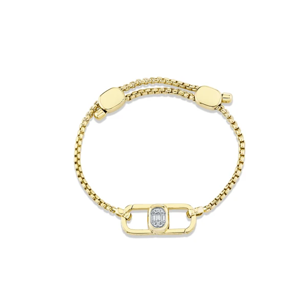 Shy Creation Odyx Men's Yellow Gold Diamond Bracelet SVS Fine Jewelry Oceanside, NY