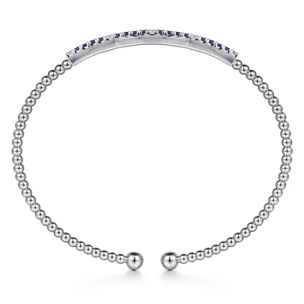 Gabriel & Co. Bujukan White Gold Bangle Image 3 SVS Fine Jewelry Oceanside, NY