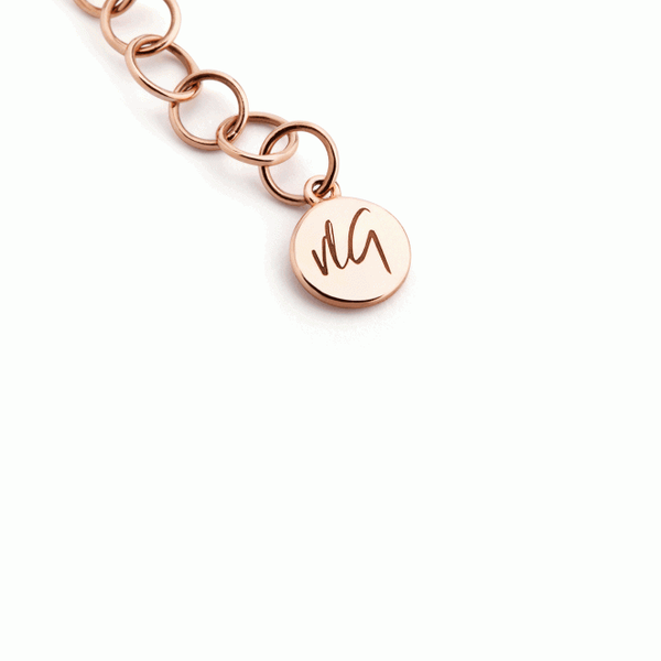 Vivalagioia Bracelet Capri Black Spinel & Light Pink Cord Image 3 SVS Fine Jewelry Oceanside, NY