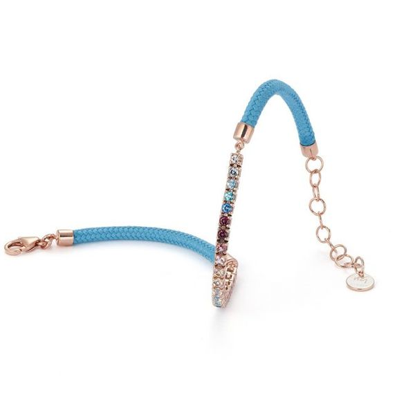 Vivalagioia Bracelet Capri Cocktail & Light Blue Cord SVS Fine Jewelry Oceanside, NY