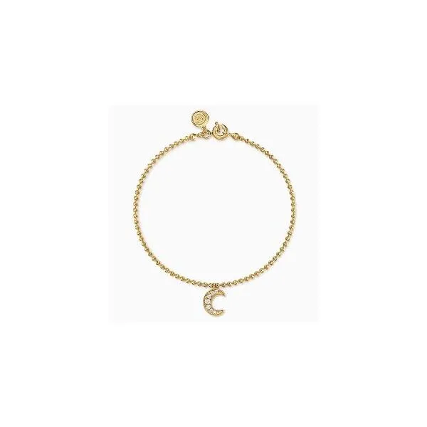 Gabriel & Co. Bujukan Yellow Gold Charm Bracelet