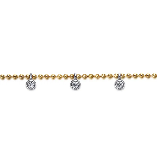 Gabriel & Co. Contemporary White And Yellow Gold Bracelet Image 2 SVS Fine Jewelry Oceanside, NY