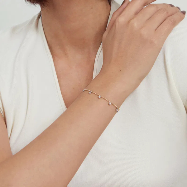 Gabriel & Co. Contemporary White And Yellow Gold Bracelet Image 4 SVS Fine Jewelry Oceanside, NY