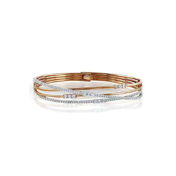 Simon G. Classic Romance Collection Bangle, 1.51cttw SVS Fine Jewelry Oceanside, NY